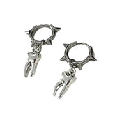 Gothic Tooth Stud Earrings