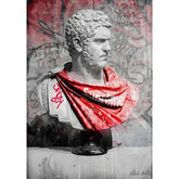 Graffiti Statue Poster Abstract Wall Art Canvas