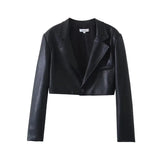 High Waist Cropped Short Jacket