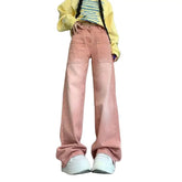 High Waist Wide Leg Denim Trouser Jeans