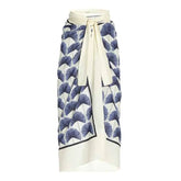 High Waisted Printed Three-Piece Swimsuit