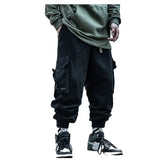 Hip Hop Harem Cargo Pants with Adjustable Leg Circumference