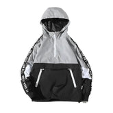 I FIND Waterproof Hooded Zipper Jacket gray / S