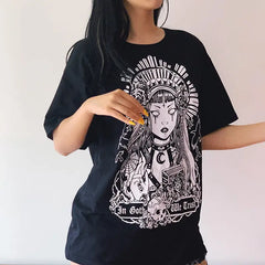 In Goth We Trust Dark Witch T-Shirt In Goth We Trust Dark Witch T-Shirt