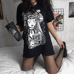 In Goth We Trust Dark Witch T-Shirt In Goth We Trust Dark Witch T-Shirt