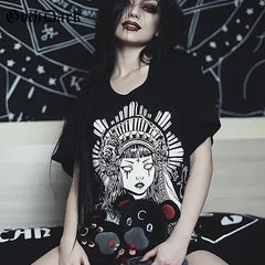 In Goth We Trust Dark Witch T-Shirt In Goth We Trust Dark Witch T-Shirt