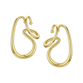 Irregular Line Ear Cuff Earrings