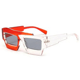 Irregular Retro Double Color Trendy Eyewear