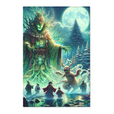 Japanese Folklore Area Rug Magical World Design 24’’ × 36’’