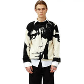 Japanese Style Anime Knitted Sweater Polyester Cartoon