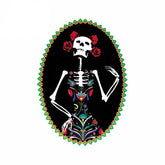 Katrina Skeleton Girl Skull Day of The Dead Sticker