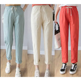 Lace-Up Long Ankle Length Trousers