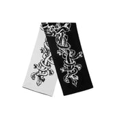 Large Warm Scarf Vintage Gothic Snake Print