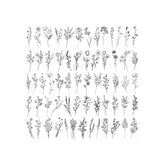 Lavender Flower Waterproof Temporary Tattoo Sticker