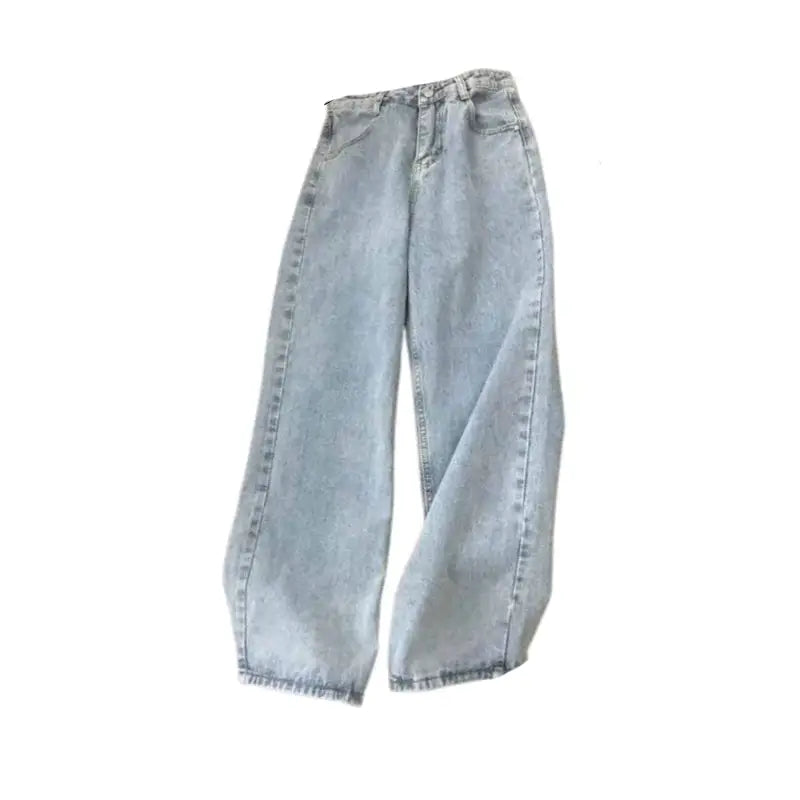Light Blue Denim Trousers Vintage Pants