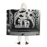 Lilith Ravenscroft - Goth Hooded Sherpa Fleece Blanket