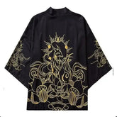 Lotus Japanese Style 3/4 Sleeve Kimono