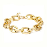 Luxury Thick Chain Set Necklace Bracelet for Men and Women