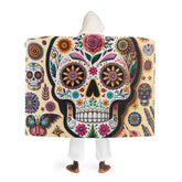 Marisol Morado - Sugar Skull Hooded Sherpa Blanket