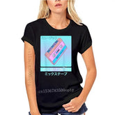 Mix Tape 90’S Japanese Aesthetic Vaporwave Women T-Shirt