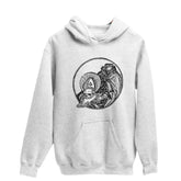 Morte Nostra Dehead Pope Hoodie Skull Design S / White
