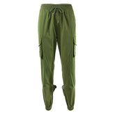 Multi Pocket Ankle Banded Cargo Pants for Men