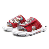 Non Slip Embroidered Leisure Sandals in Inches Euro Size