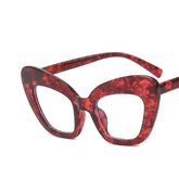 Oversized Cat Eye Clear Glasses
