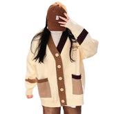 Oversized Long Sleeve Button up Cardigan