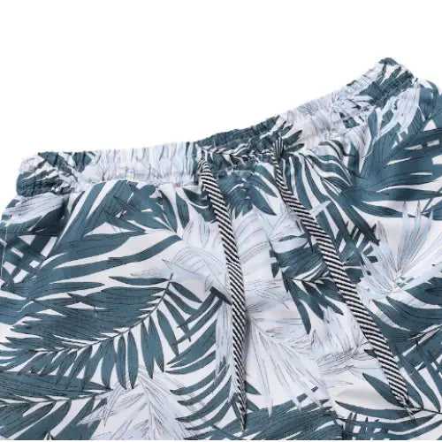 Palms Hawaiian Tropical Beach Shorts - Short Pants