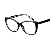 Plastic Titanium Light Cat Eye Optical Glasses