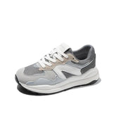 Platform Suede Thick Sole Lace Up Sneakers