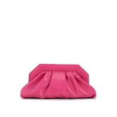 PU Clutch Ruched Pillow Pouch Bag