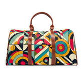 Retro Pattern Area Travel Bags with Geometric Design 20’’ x