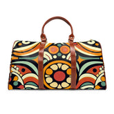 Retro-Style Area Travel Bags with Geometric Design 20’’ x