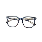 Retro Wood Oversized Square Glasses