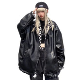 Reversible Baseball Oversize Streetwear Jacket