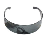 Rimless Futuristic Mask Sunglasses UV Protection