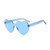 Rimless Heart Shaped Sunglasses