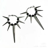 Rivet Hoop Earrings