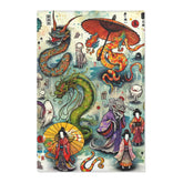 Ryūko Hokusai - Japanese Yōkai Rug