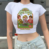 Satanism Evil Demon Crop-Top