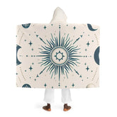 Serena Zodiac - Moon Phases Hooded Sherpa Blanket