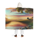 Serene Repose - Meditation Hooded Sherpa Blanket