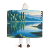 ’Serenity’s Embrace - Metidation Hooded Sherpa Blanket’