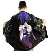 Sexy Japanese Girl 3/4 Sleeve Kimono