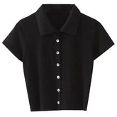 Short Sleeve Shirt With Buttons