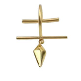 Stainless Steel Faux Piercing Lipring