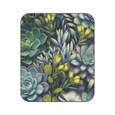Succulent and Sylvester Flowers Picnic Blanket 61’’ × 51’’