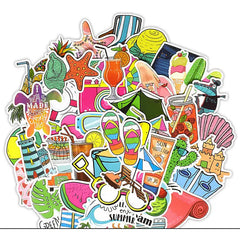Summer Fun Sticker 50 Stickers set